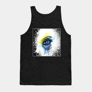 Watercolor Eye Tank Top